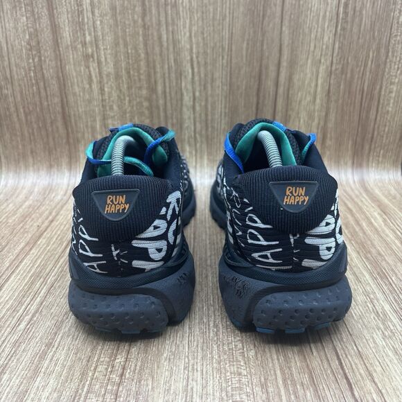 Brooks Adrenaline GTS 20 Run Happy Black Running Shoes 1103071D090 Men Sz 11.5 D - Picture 2 of 9